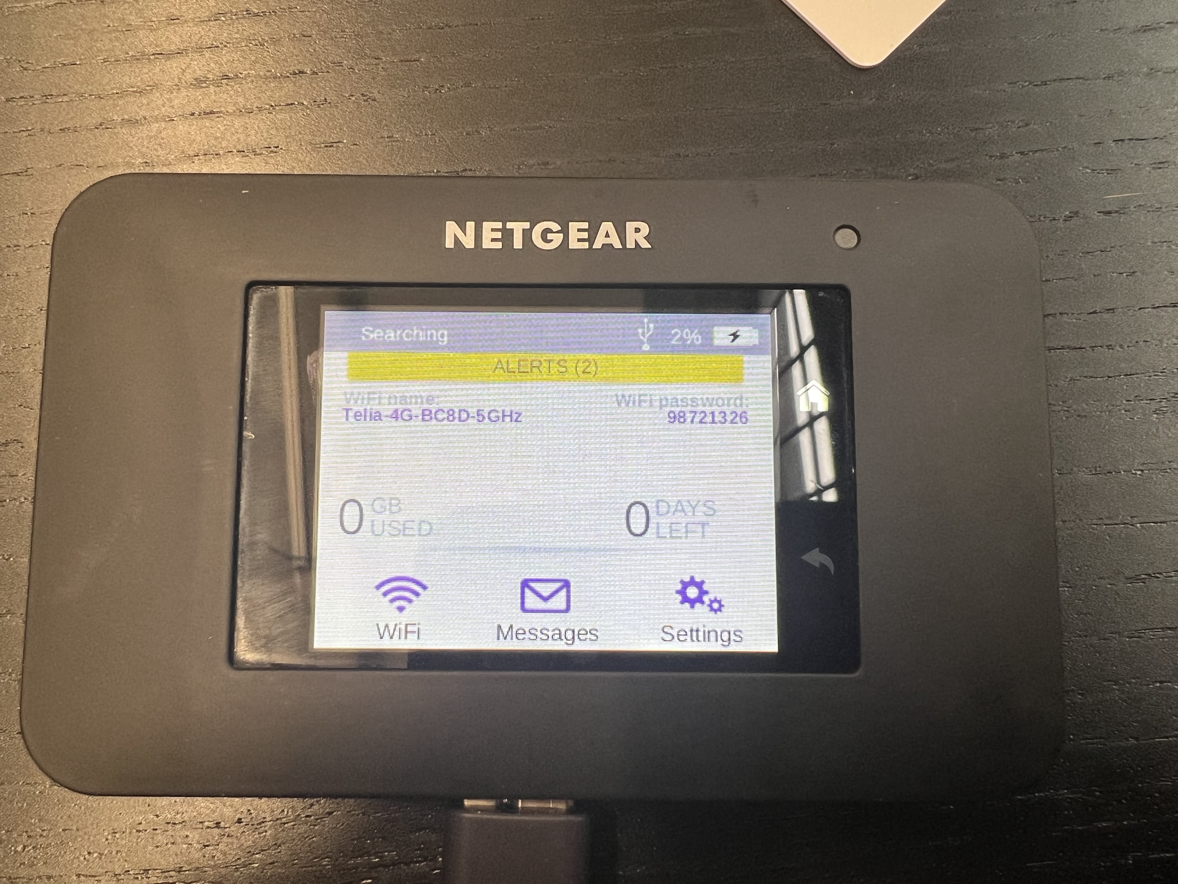 NETGEAR AirCard assembled