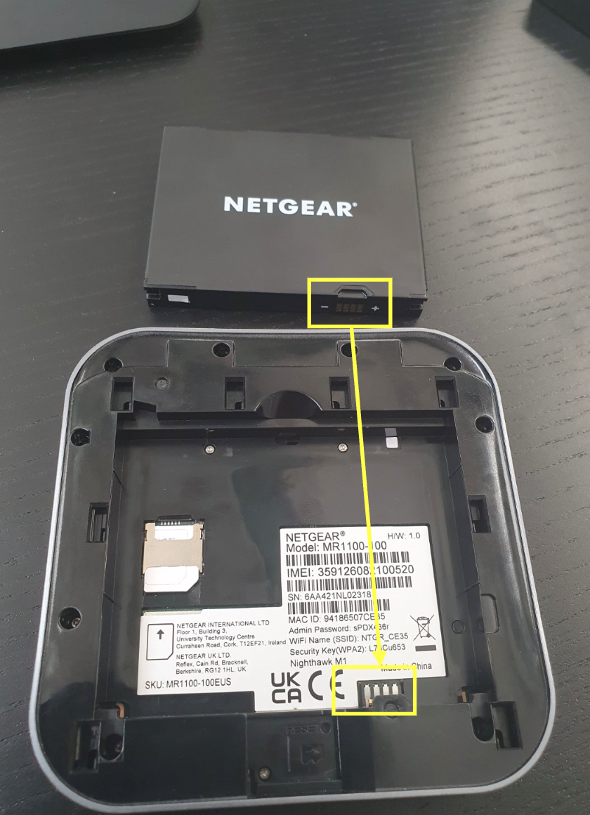 Battery pin alignment