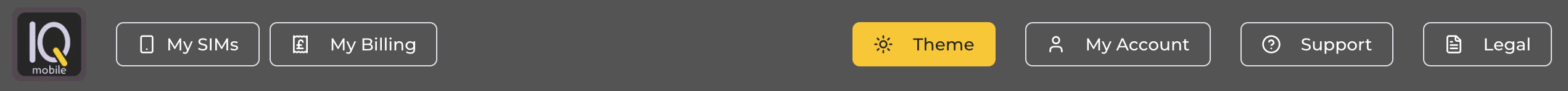 Theme dropdown showing light/dark options