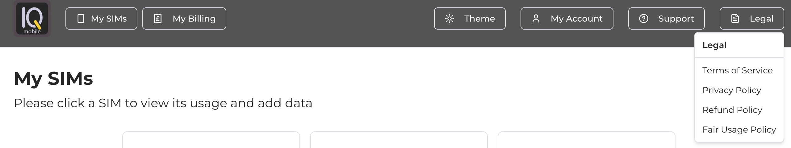 Legal documents: Terms, Privacy, Refund, Fair Usage policies