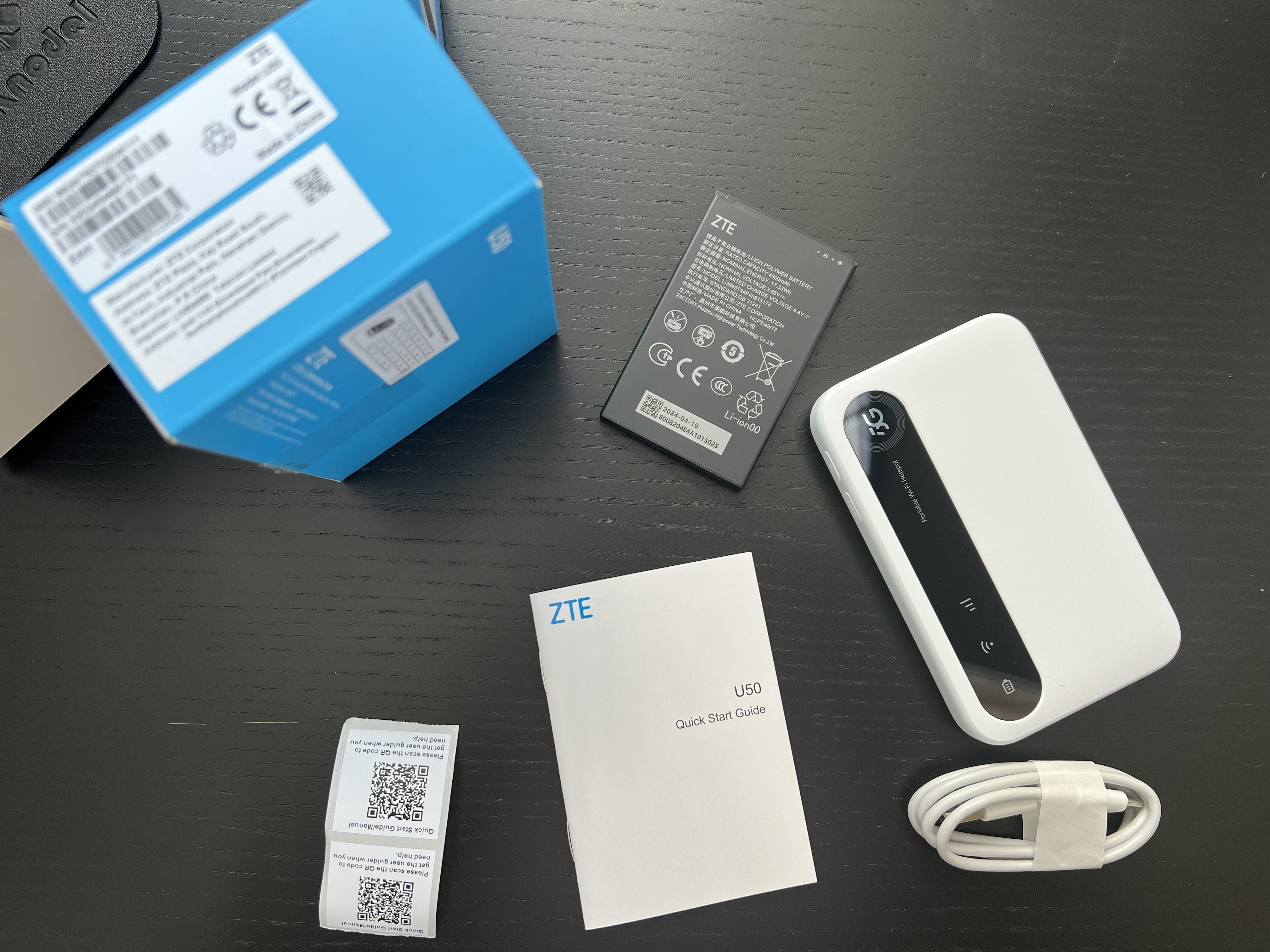 ZTE U50 unboxed components