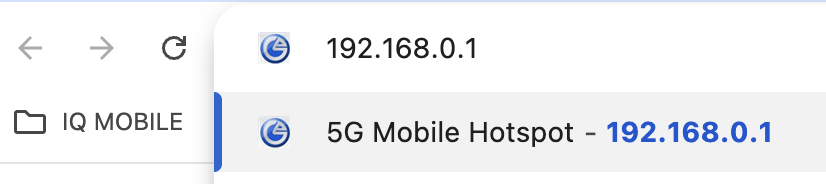 Browser address bar showing WebUI IP
